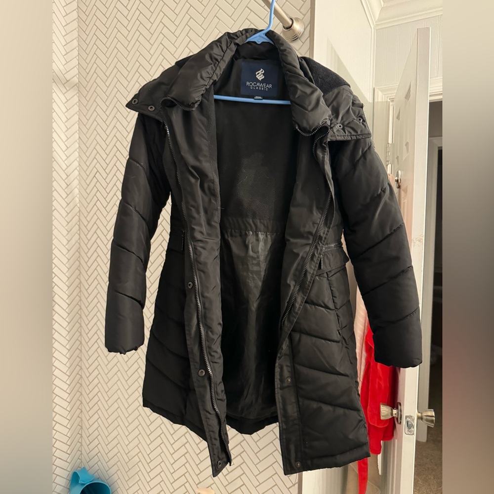 EUC RocaWear Black Puffer Winter Jacket